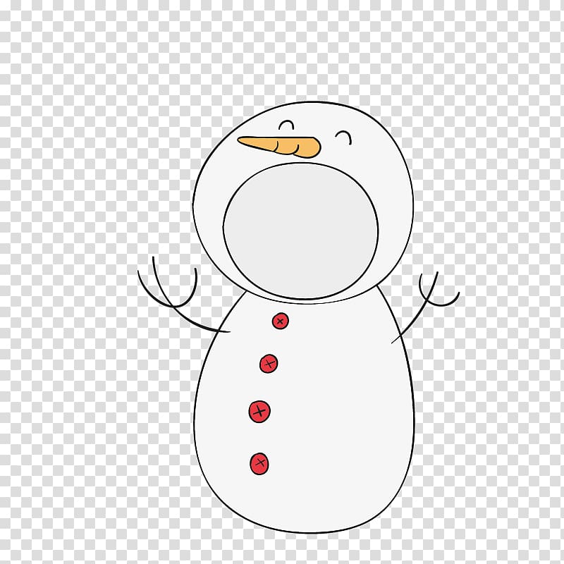 Snowman Cartoon Animal, Snowman emoticons transparent background PNG clipart