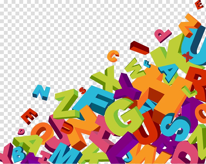 multicolored stack of letter illustration, Letter English alphabet Child , alphabet transparent background PNG clipart
