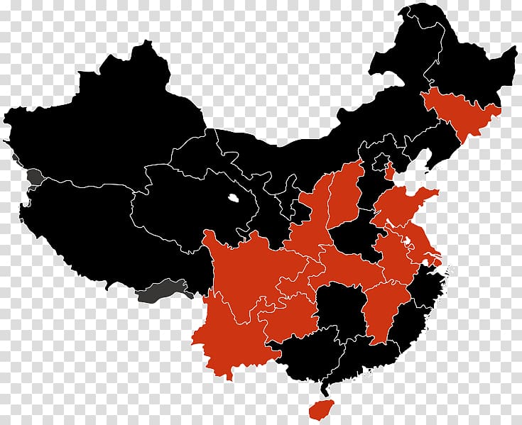 Western China Provinces of China Map , China transparent background PNG clipart