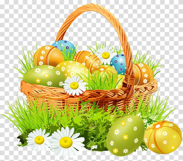 Easter basket Easter Bunny , Easter transparent background PNG clipart