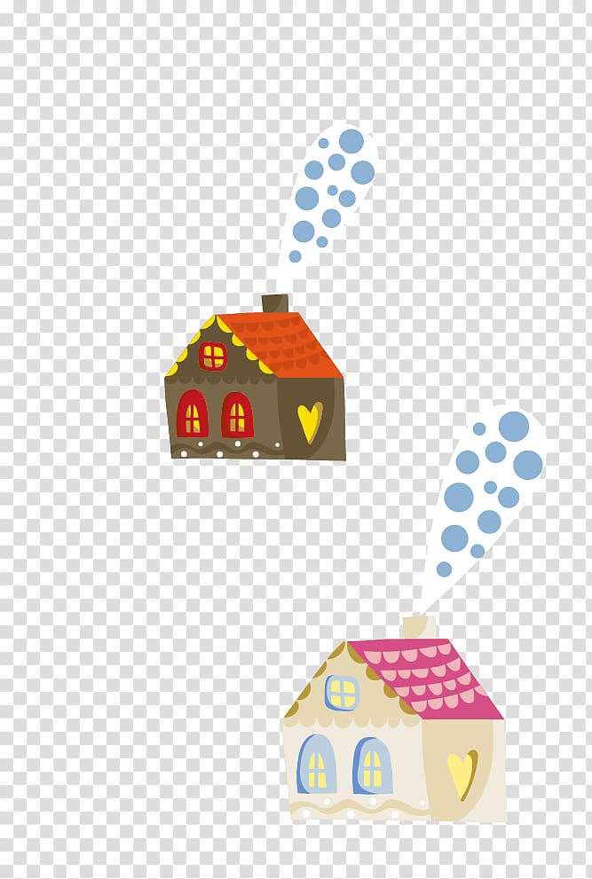 Cartoon Illustration, house transparent background PNG clipart