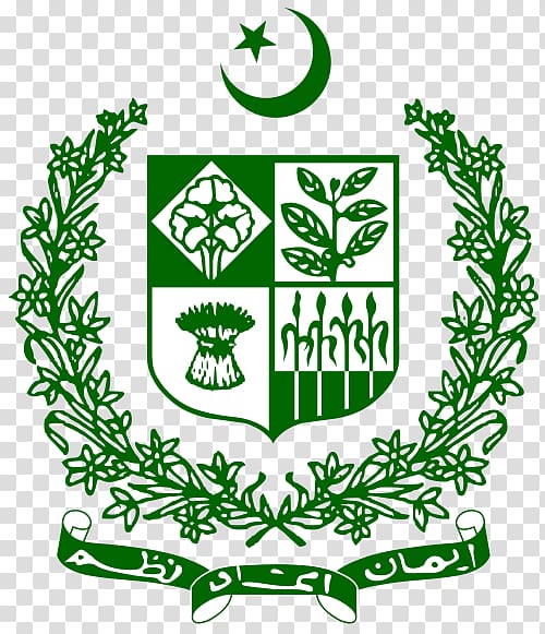 State emblem of Pakistan National emblem Coat of arms Flag of Pakistan, pakistan culture transparent background PNG clipart