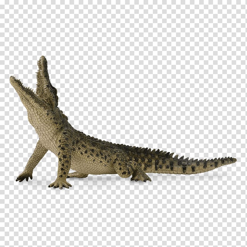 Collecta Nile Crocodile jawed Moveable,XL, Reptile Collecta Nile Crocodile Leaping with Movable Jaw, crocodile transparent background PNG clipart
