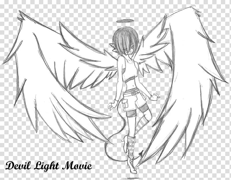 Drawing sketching reference fantasy angel demon two people embrace hugging  flyin 656399714422169480 en 2020 angel vs demon anime HD phone wallpaper   Pxfuel