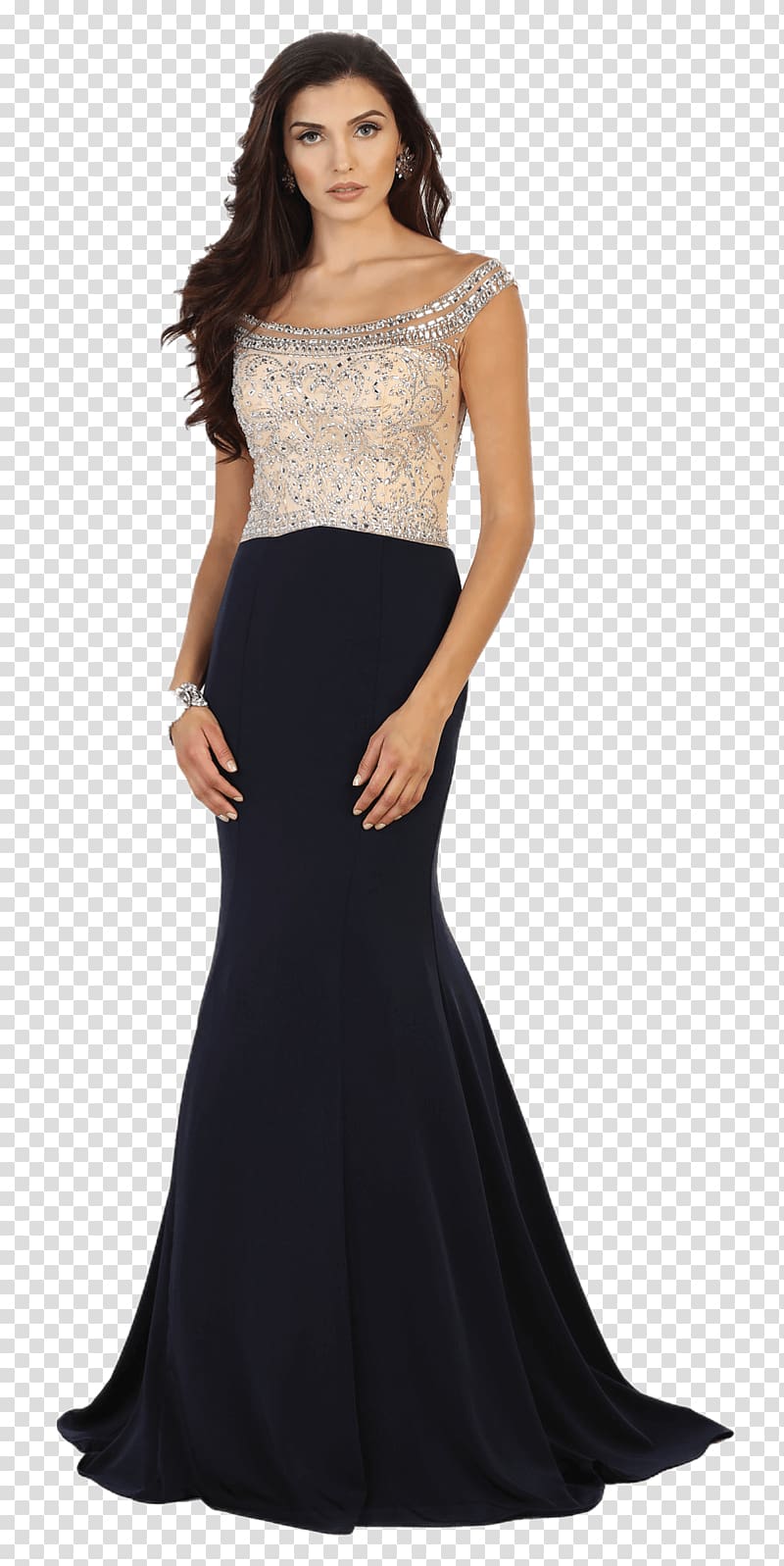 Gown Prom Wedding dress Cocktail dress, Layered Clothing transparent background PNG clipart