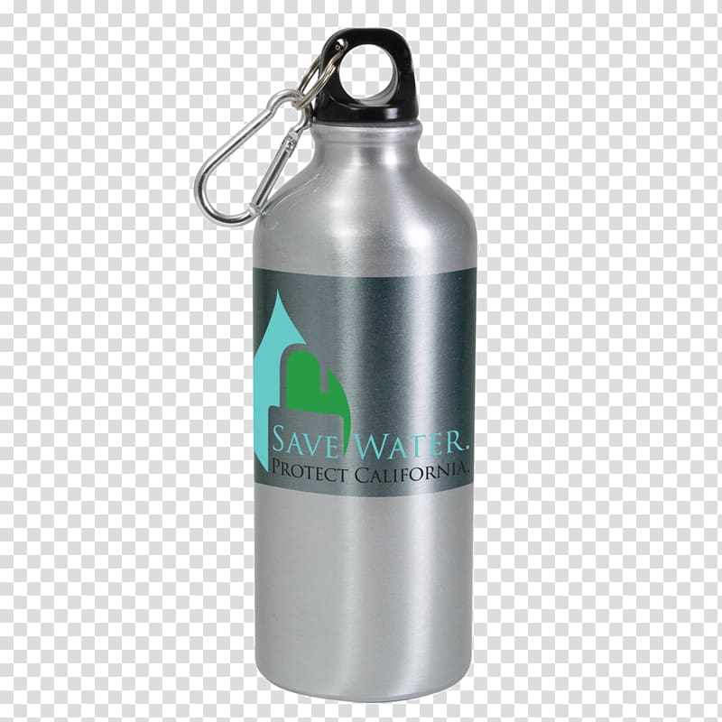 Water Bottles Aluminium Stainless steel, save water transparent background PNG clipart
