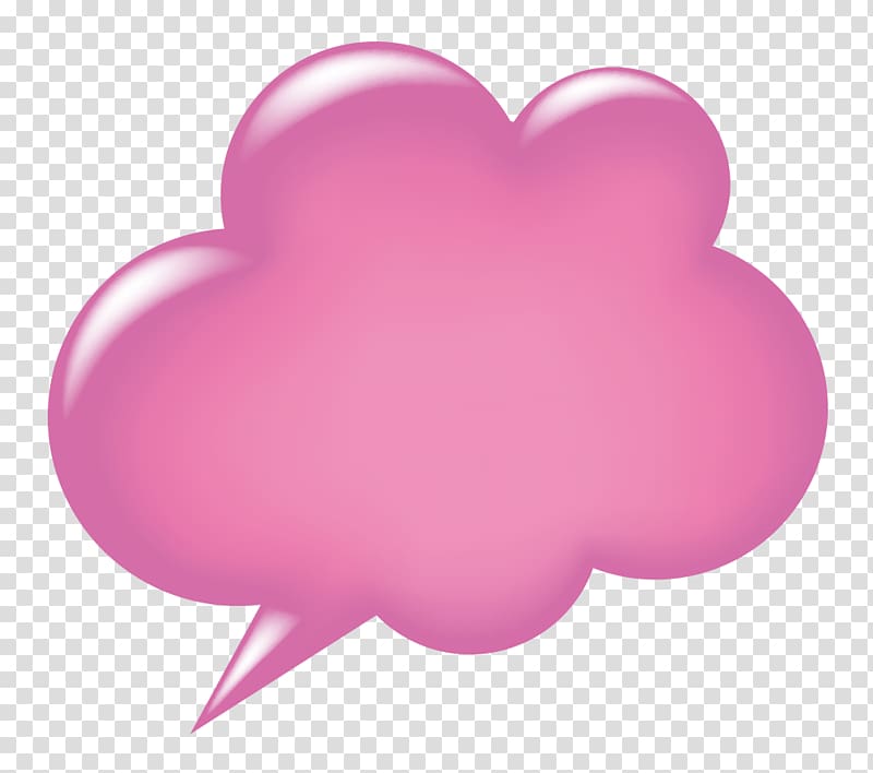 pink icon, Speech balloon Cartoon Bubble, Clouds incomplete Free clip buckle transparent background PNG clipart