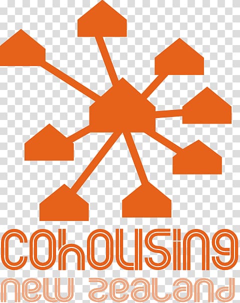 Cohousing New Zealand House Housing cooperative, Eco Housing Logo transparent background PNG clipart