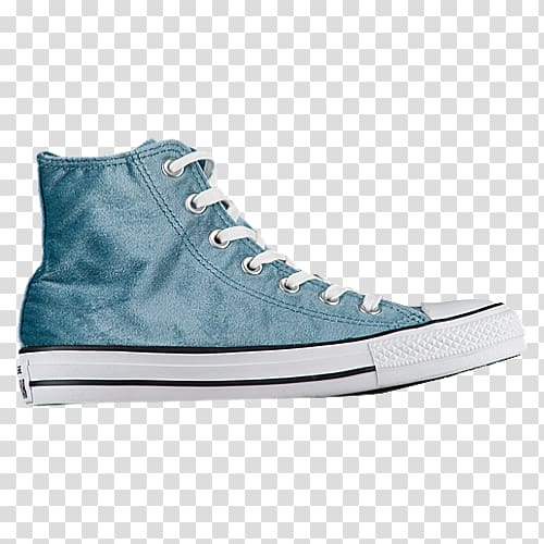 Sports shoes Chuck Taylor All-Stars Converse All Star Velvet Hi, Womens Basketball Shoes 557932F607, Teal Converse Tennis Shoes for Women transparent background PNG clipart