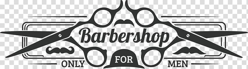 Barbershop illustration, Logo Barbershop, Male barber shop logo transparent background PNG clipart