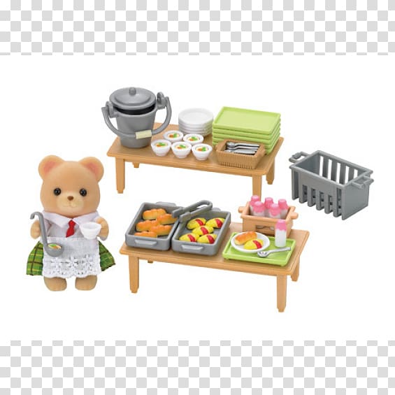Sylvanian Families School meal Food Lunch, school transparent background PNG clipart