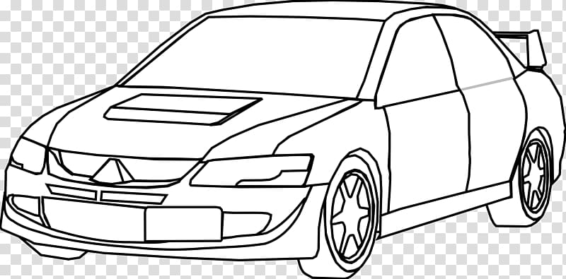 Sports car Dodge M4S Car door, Car Line Art transparent background PNG clipart