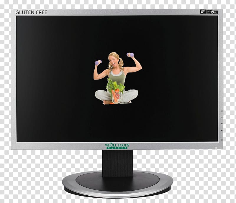 Flat panel display Computer Monitors Liquid-crystal display Display device Display size, Glutenfree Diet transparent background PNG clipart