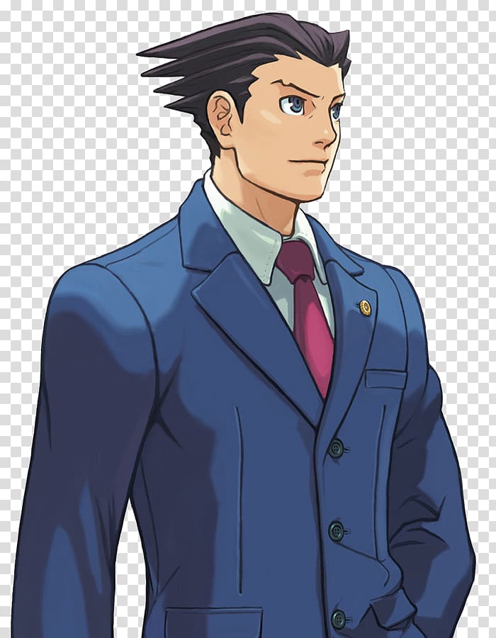 Phoenix Wright: Ace Attorney − Trials and Tribulations Ace Attorney Investigations: Miles Edgeworth, Phoenix Wright transparent background PNG clipart