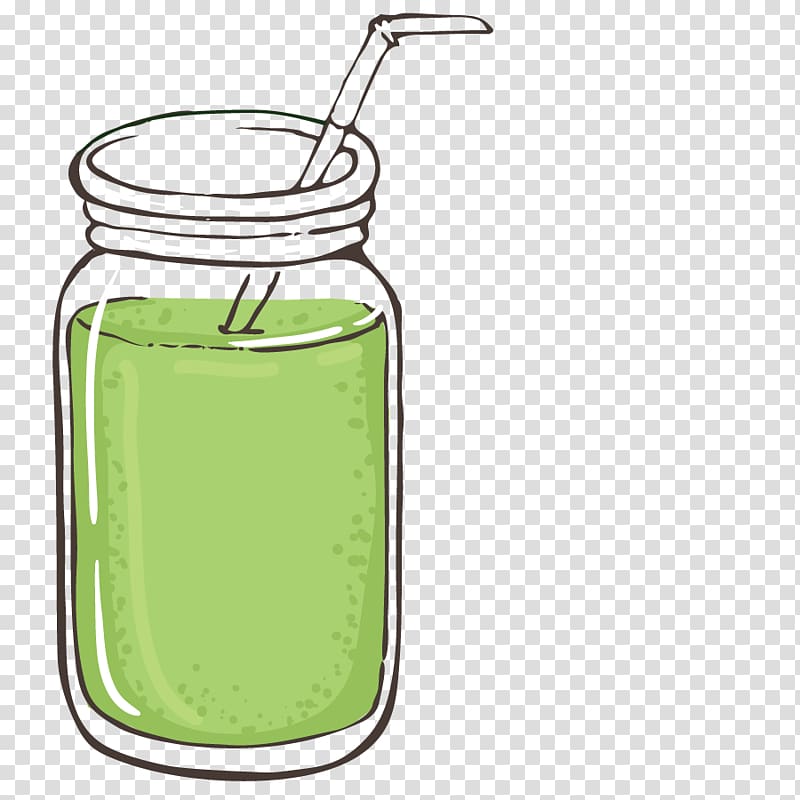 clear jar , Smoothie Apple juice Milkshake, bottle squeeze juice transparent background PNG clipart