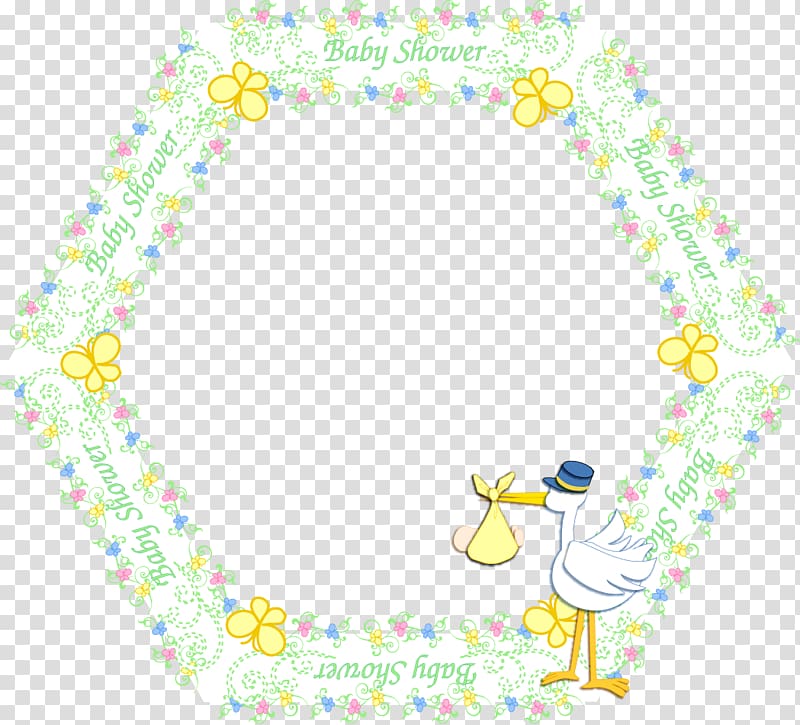 Circle Area Yellow Font, baby shower transparent background PNG clipart