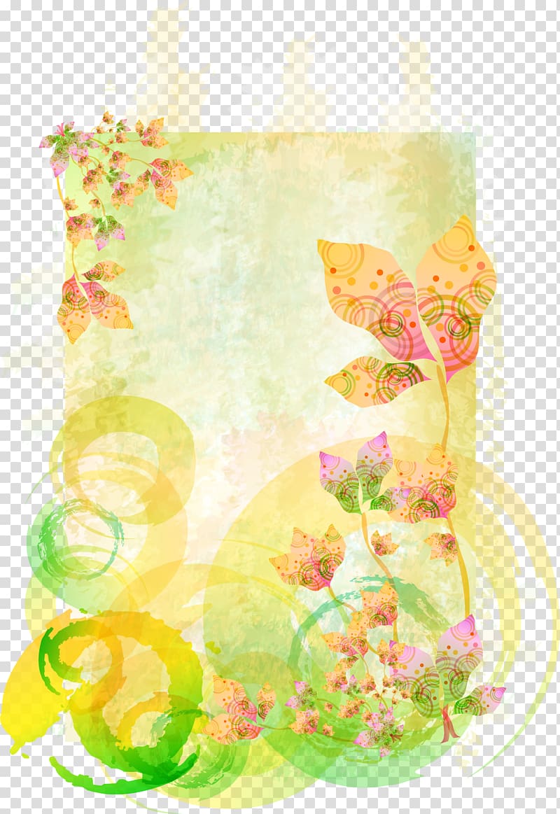 Painting Flowers Creative Watercolor Watercolor: Flowers Watercolor painting, watercolor floral background, multicolored floral design frame transparent background PNG clipart