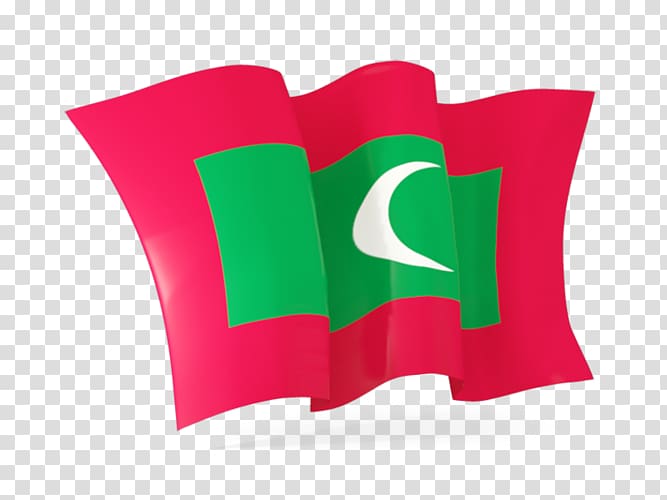 Flag of the Maldives, Maldives flags fluttering transparent background PNG clipart