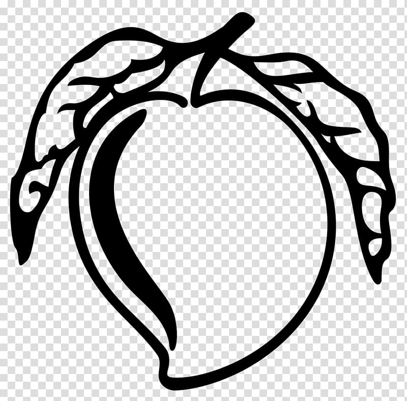 Mango Black and white Drawing , mango transparent background PNG clipart