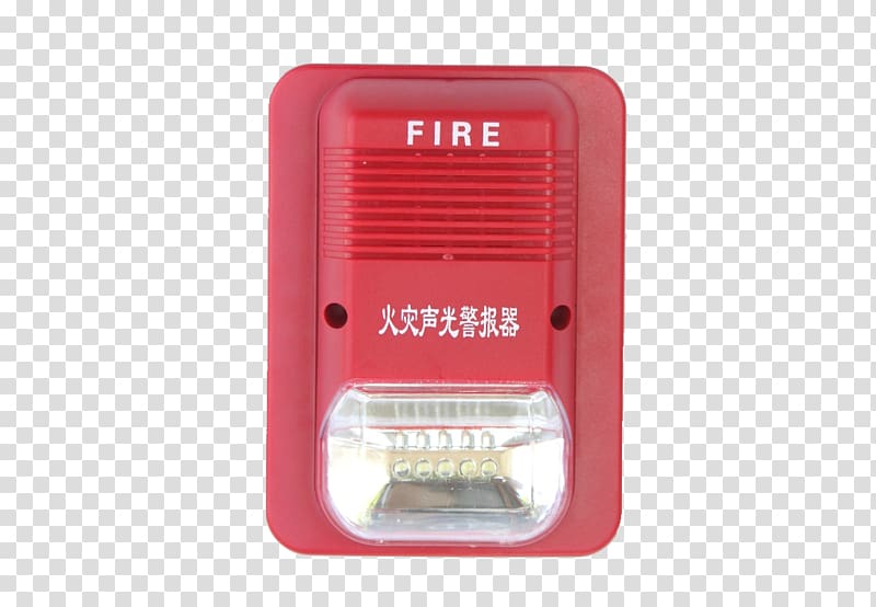 Light Fire alarm notification appliance Conflagration Firefighting Alarm device, Red fire sound and light alarm transparent background PNG clipart