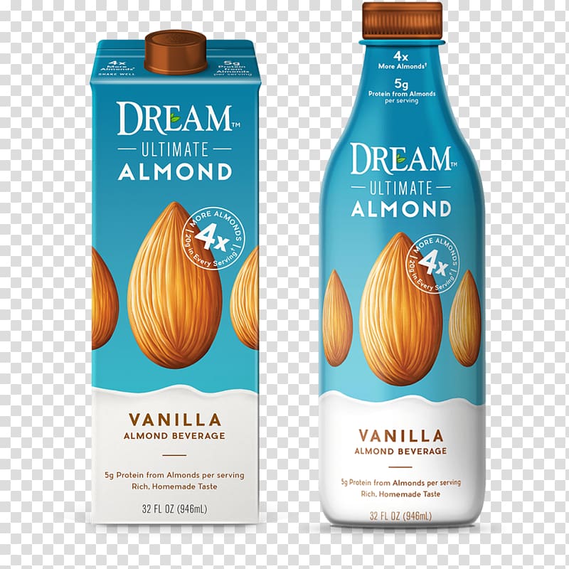 Almond milk Soy milk Rice milk Ice cream, almond transparent background PNG clipart