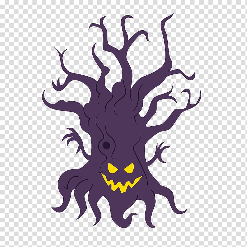 Halloween Party Jack-o\'-lantern, Terrible monster transparent background PNG clipart