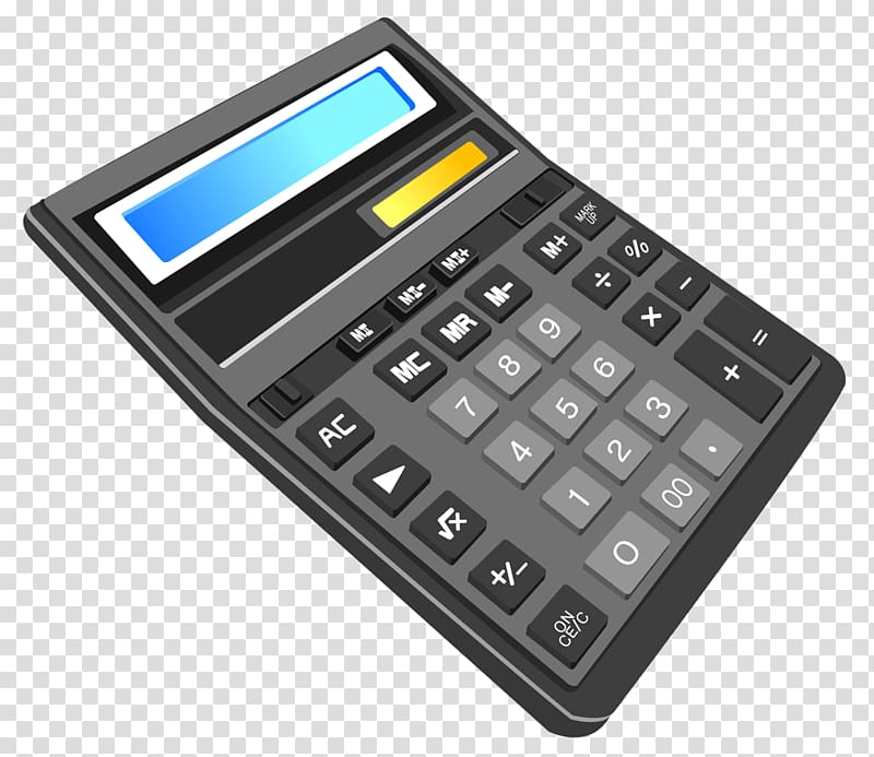 Calculator transparent background PNG clipart