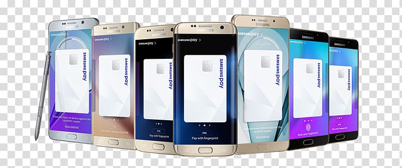 Smartphone Samsung Pay Feature phone Samsung Galaxy S7, mobile pay transparent background PNG clipart