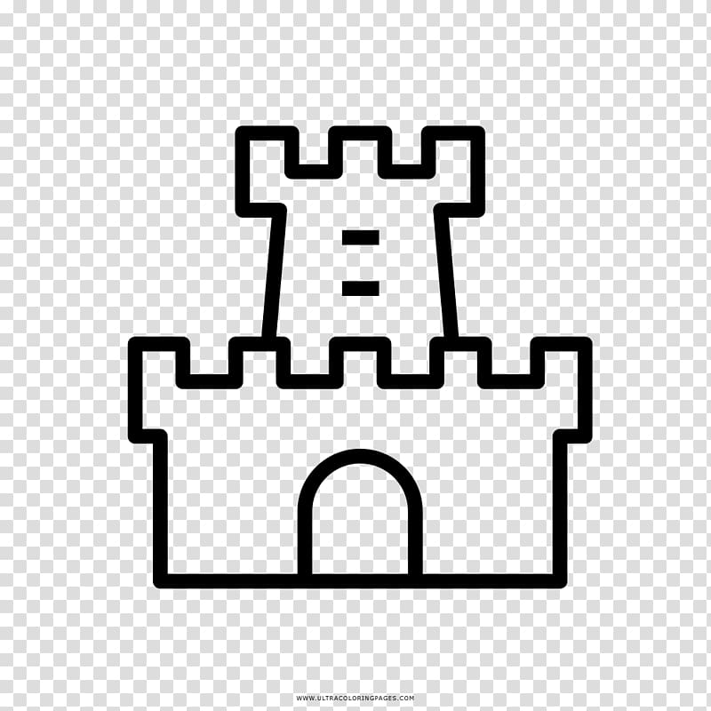 Drawing Castle Sand art and play Coloring book, Castle transparent background PNG clipart