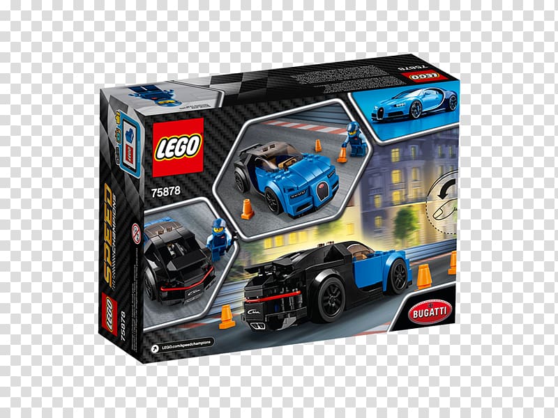 LEGO 75878 Speed Champions Bugatti Chiron Car Lego Speed Champions, car transparent background PNG clipart