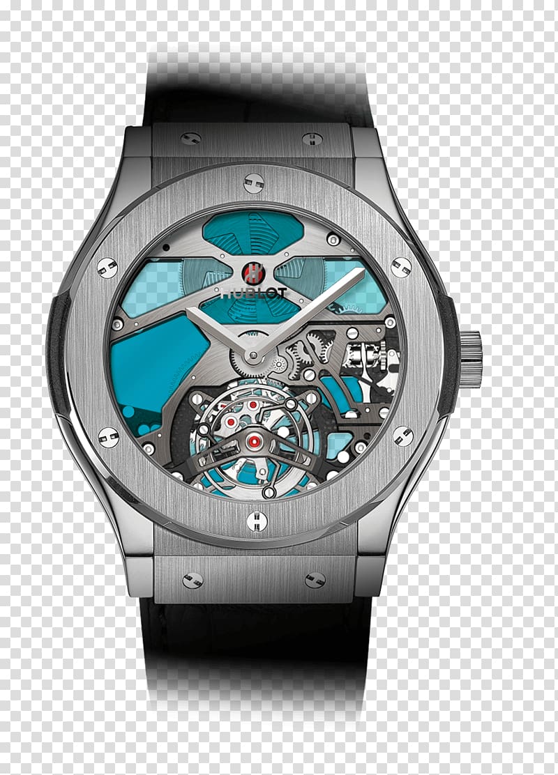 Tourbillon Hublot Classic Fusion Watch Chronograph, watch transparent background PNG clipart