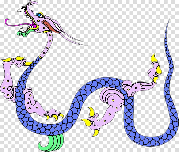 China Chinese dragon Traditional Chinese characters, Hand-painted dragon transparent background PNG clipart