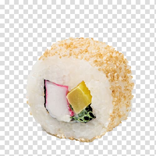 California roll Surimi Crab stick Food Pasta, California roll transparent background PNG clipart