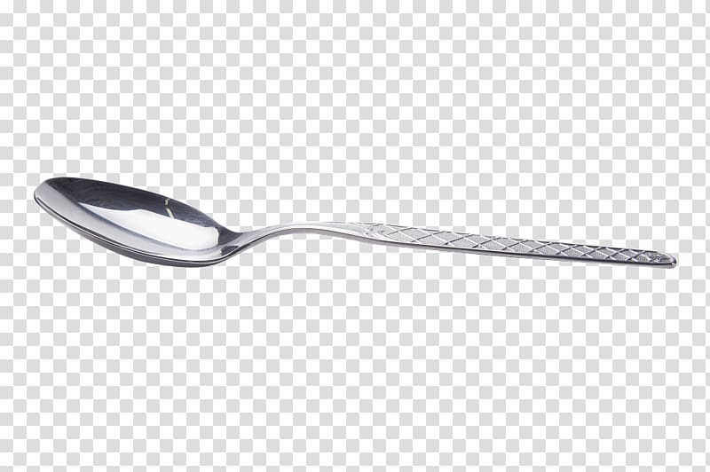 Tablespoon Fork Black and white, Stainless steel spoon transparent background PNG clipart