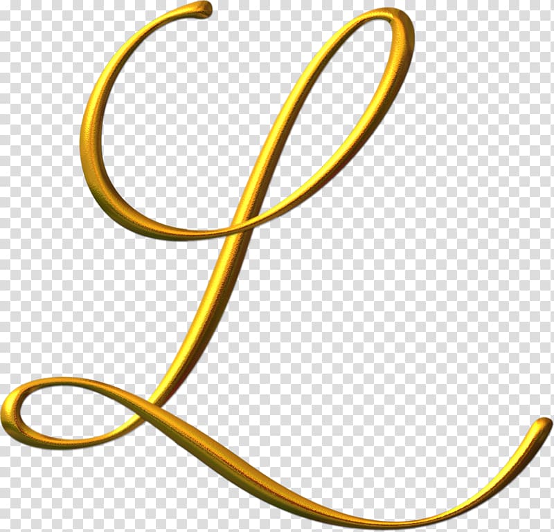 gold-colored L illustration, Letter Alphabet, LETRAS transparent background PNG clipart