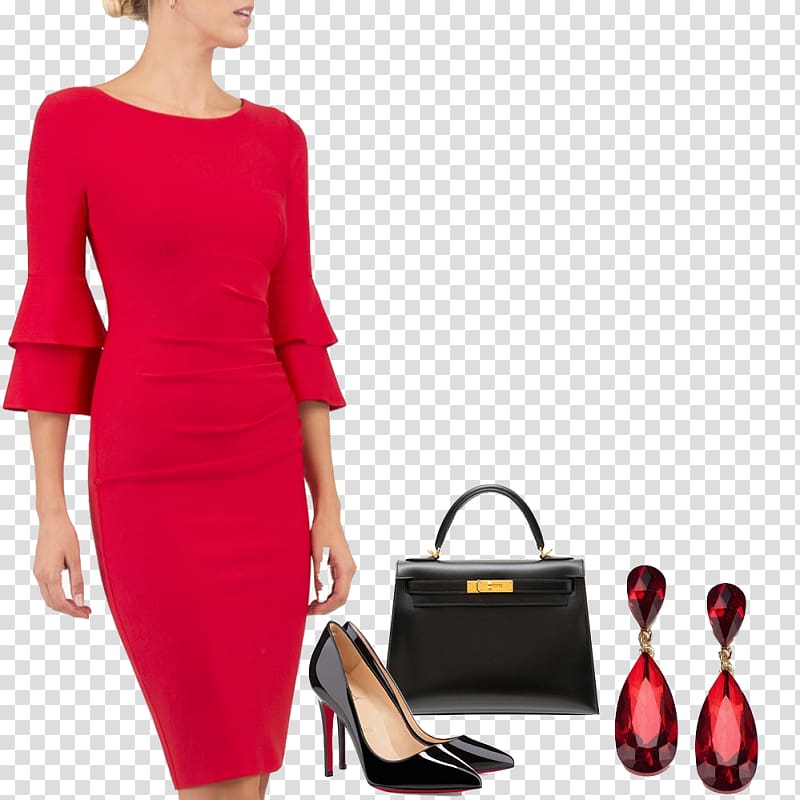 Red Model Runway Fashion Diva Catwalk, model transparent background PNG clipart