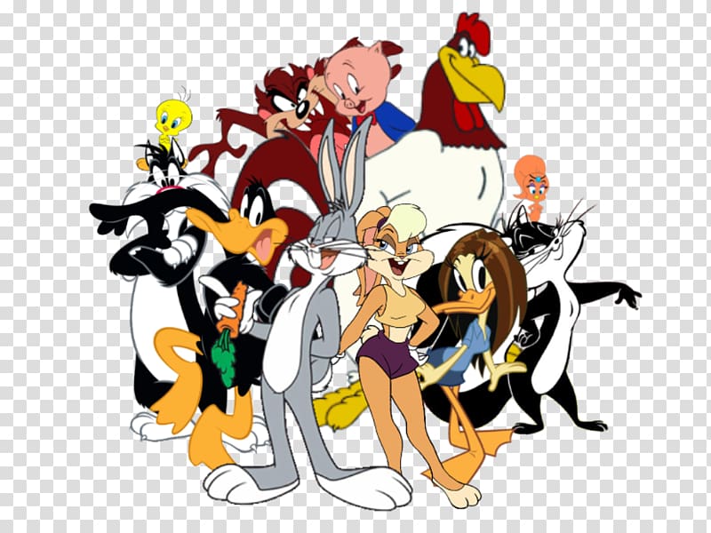 Looney Tunes characters , Bugs Bunny Tasmanian Devil Melissa Duck Daffy ...