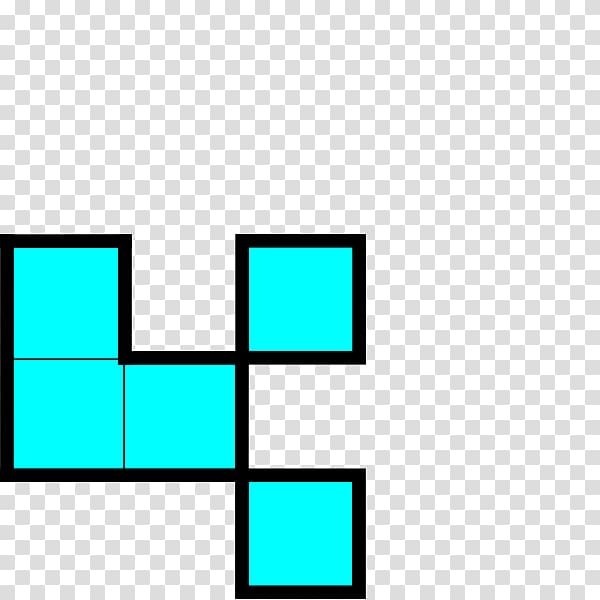 Hexomino Rectangle Symmetry Pentomino Square, angle transparent background PNG clipart