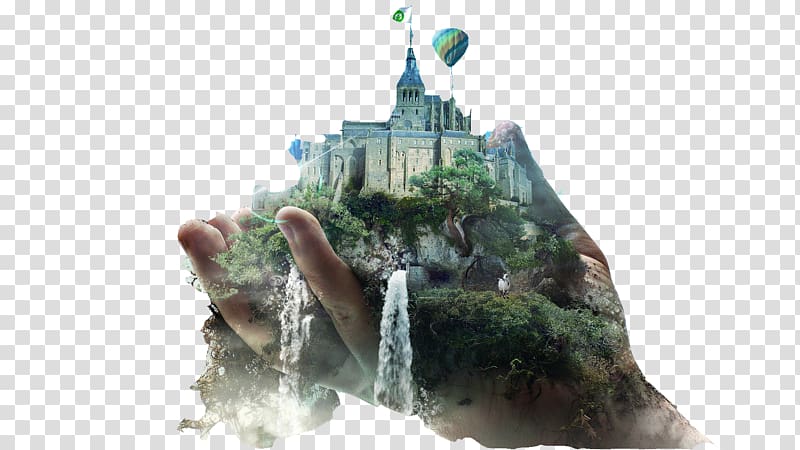 Art Poster Tree Printing Handheld Kingdom, Palm Castle transparent background PNG clipart