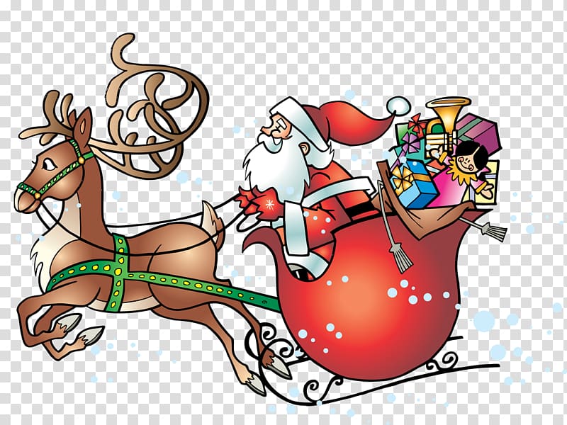 Ded Moroz Snegurochka Santa Claus Reindeer Ziuzia, santa claus transparent background PNG clipart