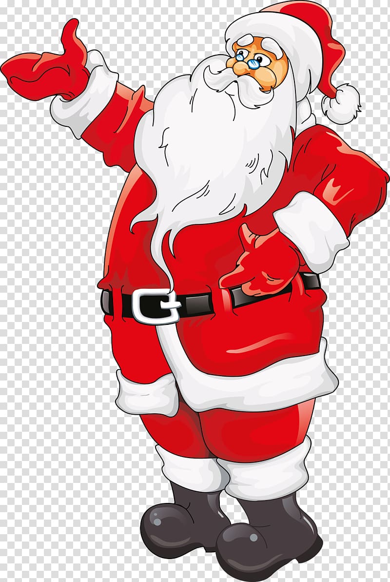 Santa Claus Christmas , Saint Nicholas transparent background PNG clipart