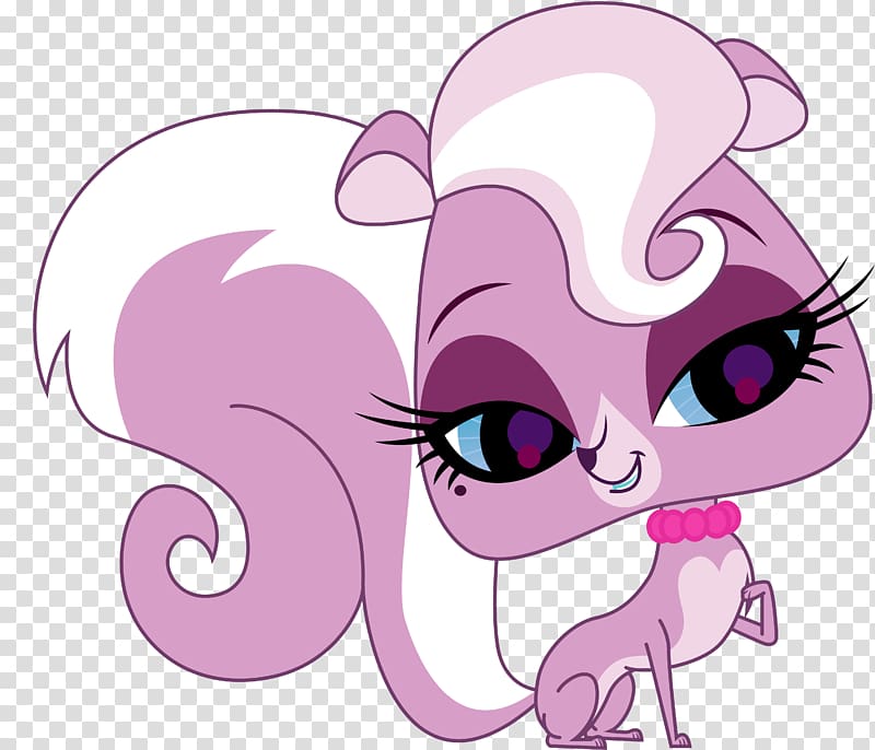 Blythe Baxter Littlest Pet Shop Zoe Trent, skunk transparent background PNG clipart