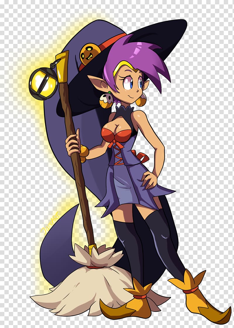 Shantae: Risky's Revenge Shantae: Half-Genie Hero Shantae and the Pirate's Curse Character Fan art, Smurfs And The Halfgenie transparent background PNG clipart