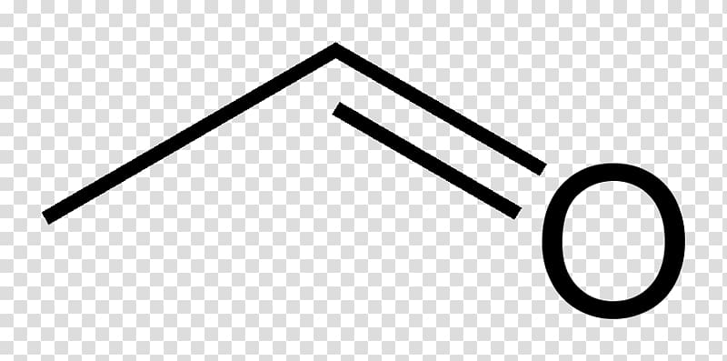 Acetaldehyde Structural formula Skeletal formula Chemical formula Structure, Skeleton transparent background PNG clipart