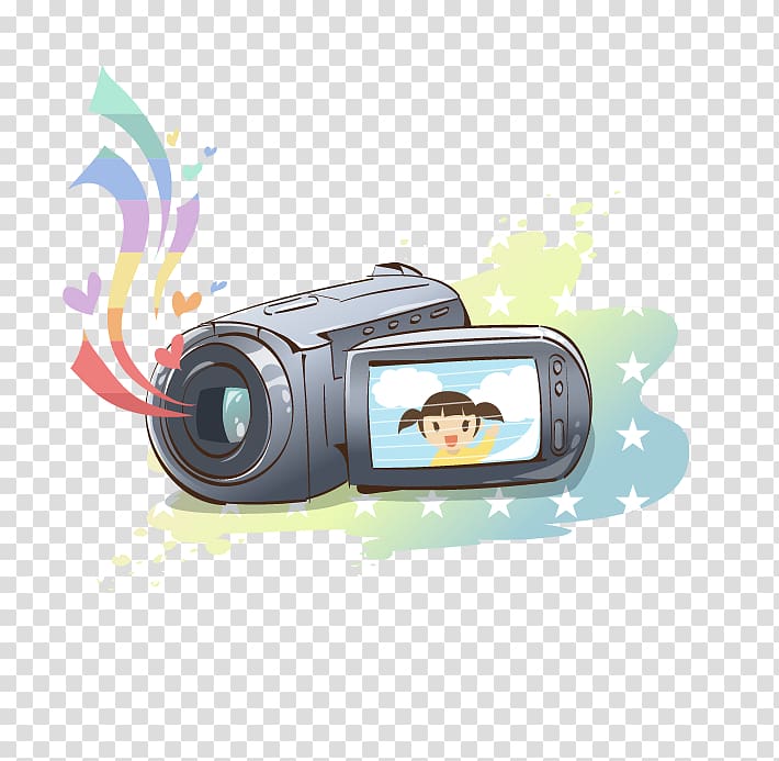 Video camera Cartoon, Video camera transparent background PNG clipart