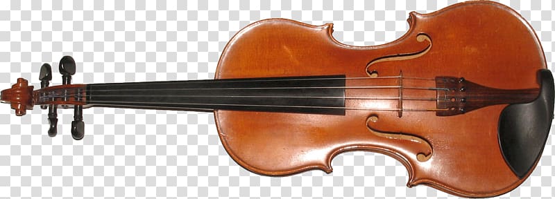 Violin Musical instrument , Horizontally brown violin transparent background PNG clipart
