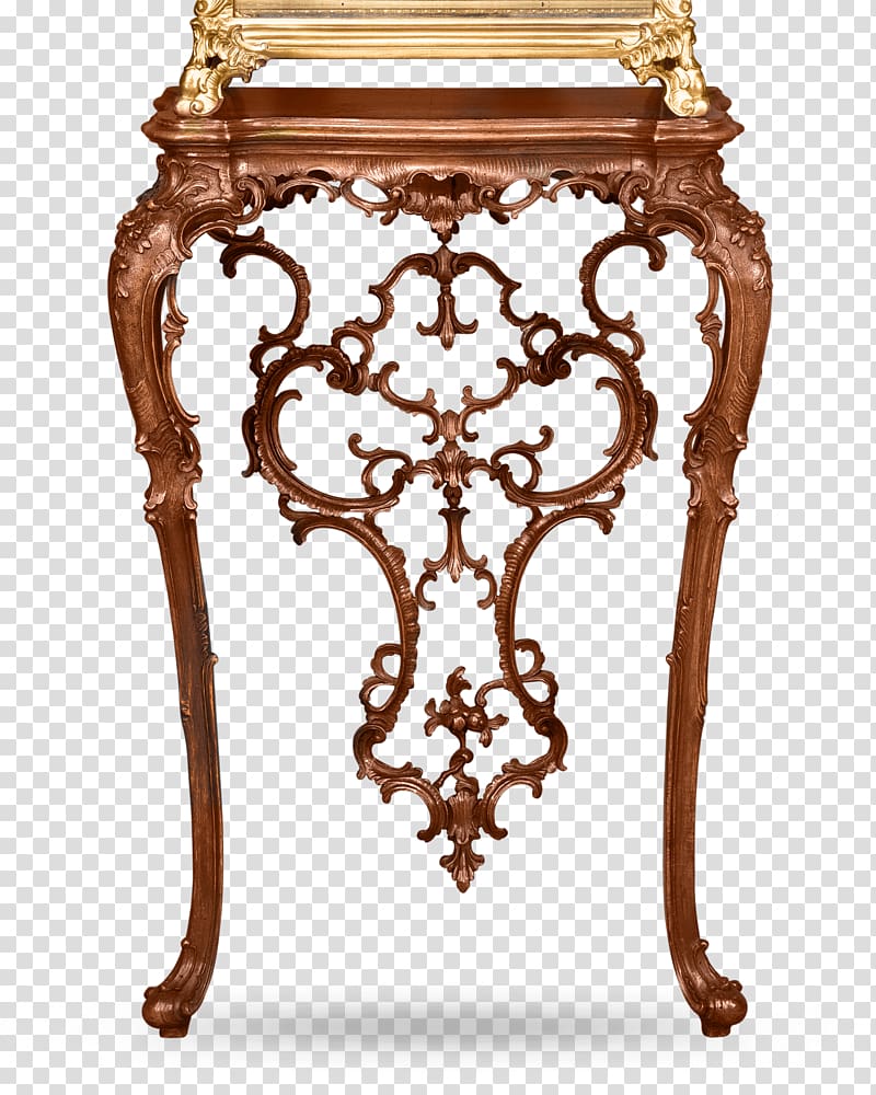 Rococo Table Style Interior Design Services, antique furniture transparent background PNG clipart