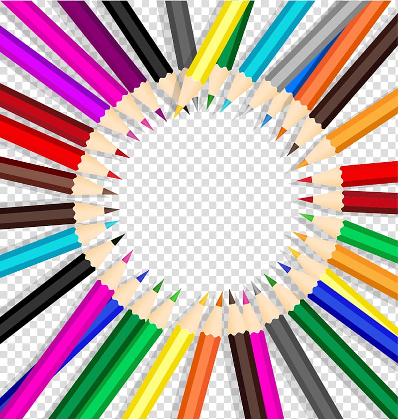 assorted-color pencils, Colored pencil Drawing, pencil transparent background PNG clipart