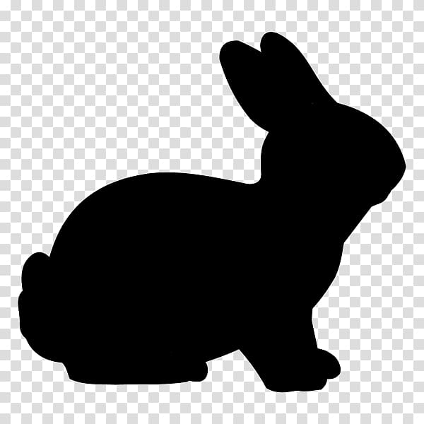 Easter Bunny Rabbit Silhouette Rabbit Transparent Background Png Clipart Hiclipart