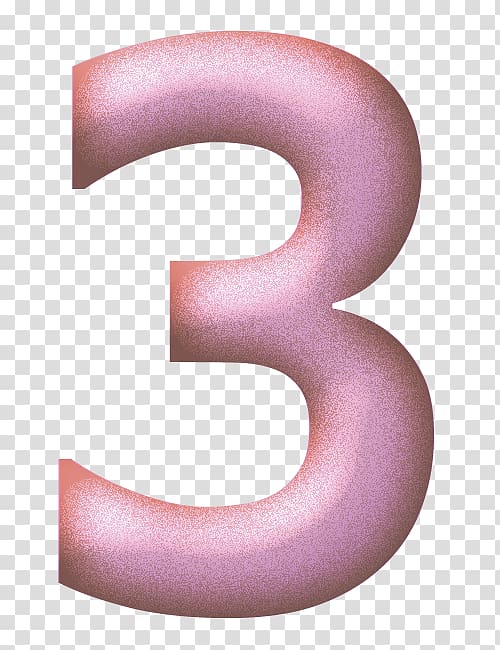 Numerical digit Number Pink Symbol Color, others transparent background PNG clipart